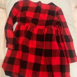 2x Toddler girls long sleeve winter dresses